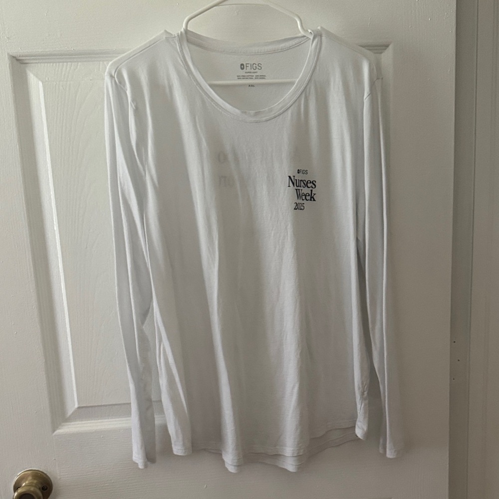 Figs White Nurses Week Long Sleeve Tee